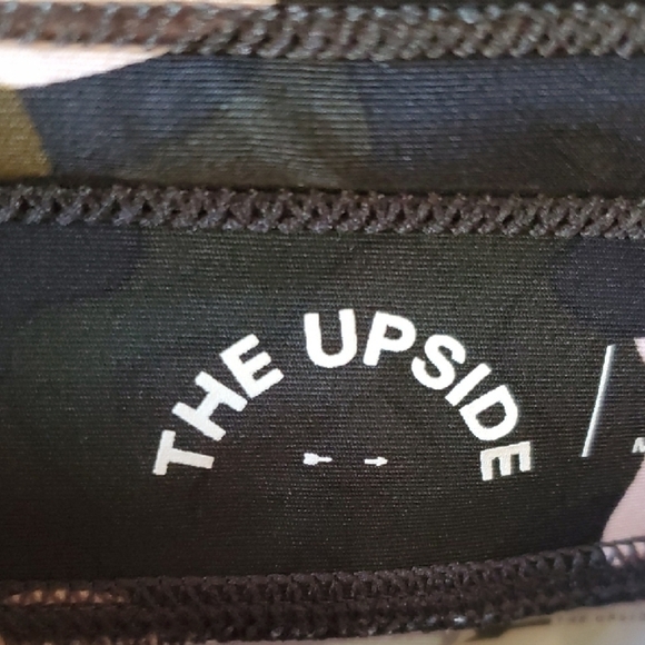 The Upside Green and Black Leggings with Camouflage Pattern - Picture 2 of 8